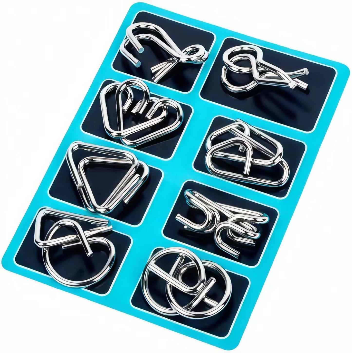Metal Wire Puzzle Set of 24
