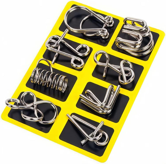 Metal Wire Puzzle Set of 24