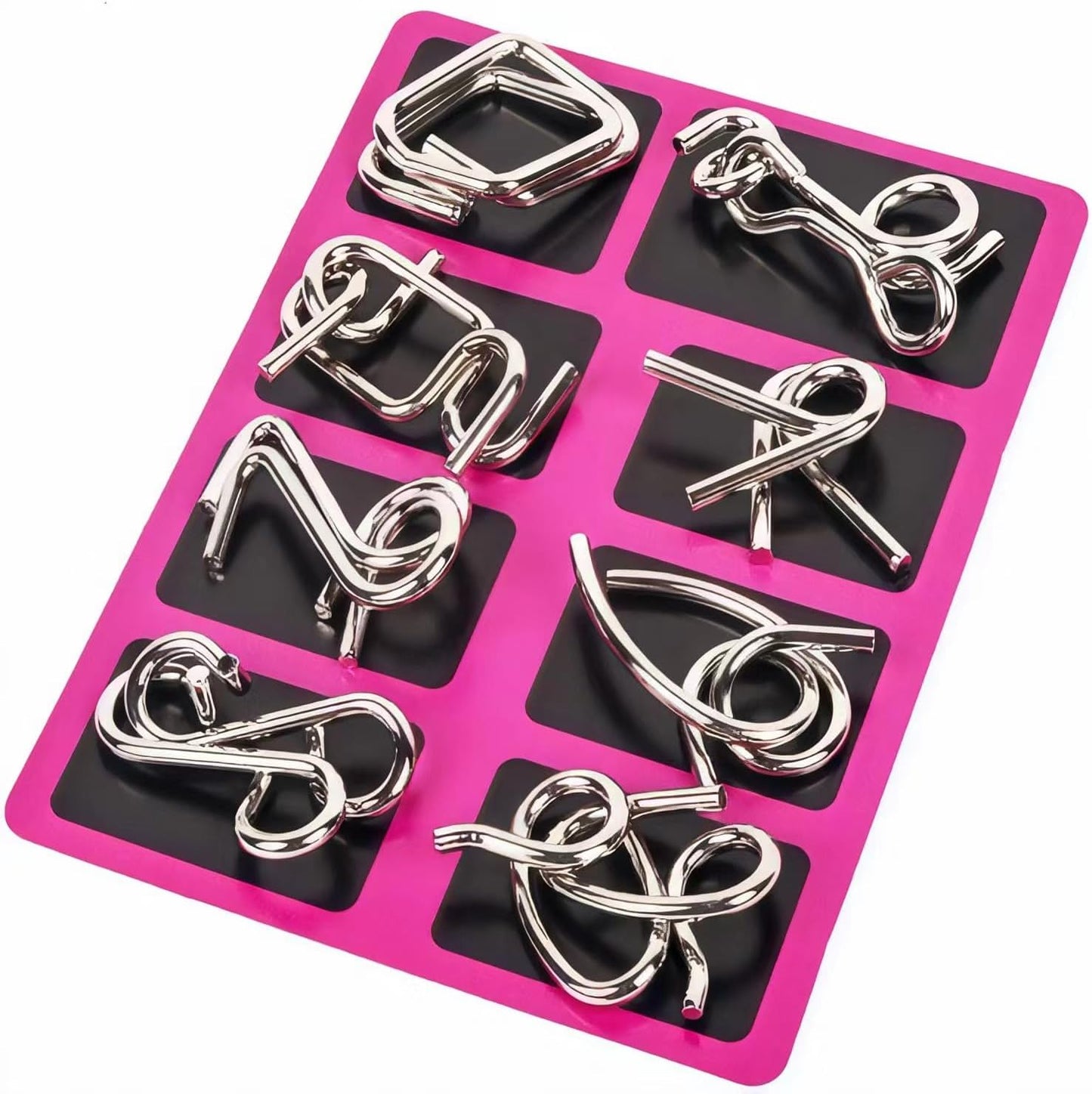 Metal Wire Puzzle Set of 24