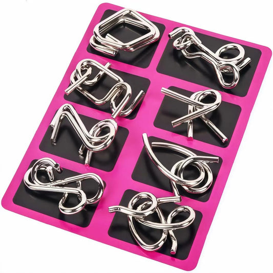 Metal Wire Puzzle Set of 24