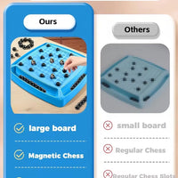 Magnetic chess game